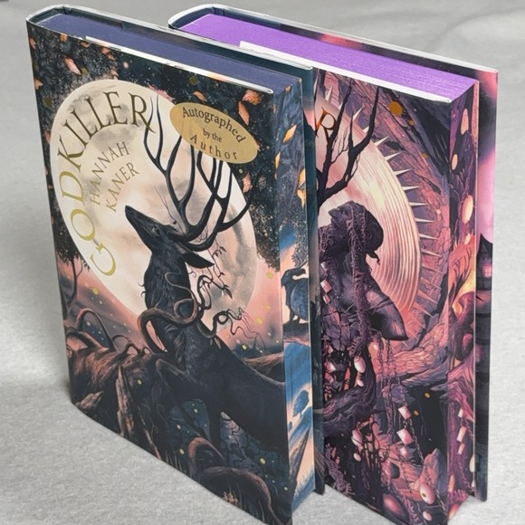 Illumicrate Godkiller & Sunbringer Signed Special Edition Sprayed Edges NEW